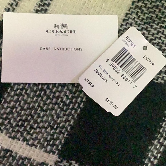 Coach Blake butterfly applique satchel in Chalk - Picture 13 of 13